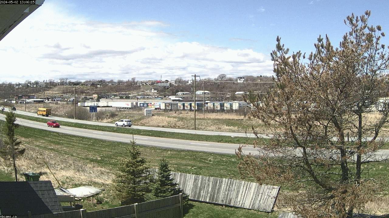 Outdoor web cam in Saint John, New Brunswick - Camera # 1 (Showing a view of NB Highway 1)