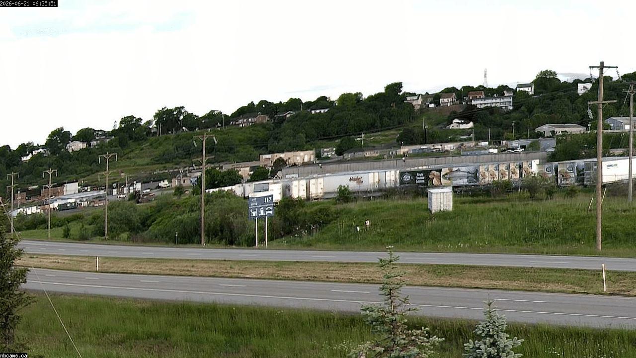 Outdoor web cam in Saint John, New Brunswick - Camera # 1 (Showing a view of NB Highway 1)